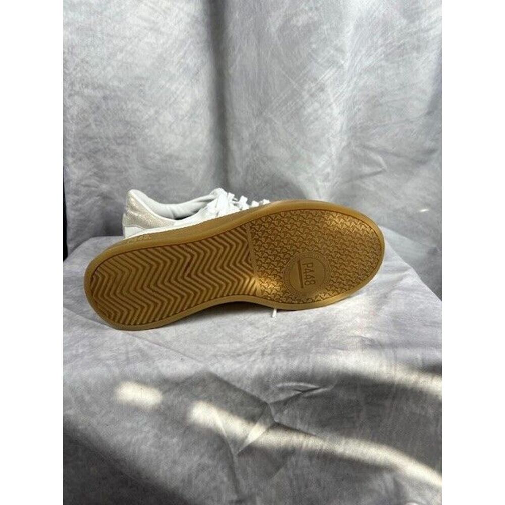 P448 Monza Sneaker Glitter White Womens Size US 9, EU 40 - Picture 4 of 9